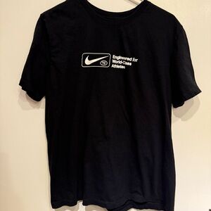 Nike Black Short Sleeve Tee Classic Crew Neck